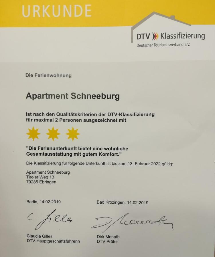 Apartment Schneeburg Ebringen Екстер'єр фото